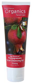 Organics Pomegranate Facial Cleansing Gel (4 oz) Desert Essence