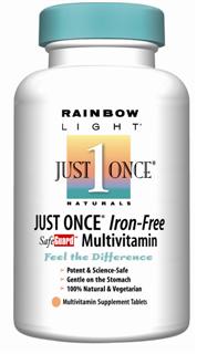 Just Once Iron-Free (60 tablets)* Rainbow Light