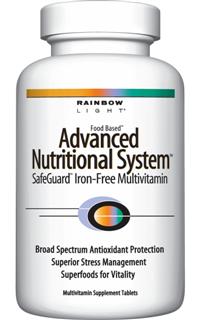 Advanced Nutritional System (Iron Free 180 tablets)* Rainbow Light