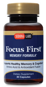 Focus First Memory Formula (30 Capsules) Sedona Labs