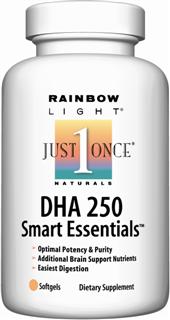 DHA 250 Smart Essentials (60 soft gels)* Rainbow Light