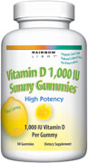 Vitamin D 1000 IU Sunny Gummies (50 count)* Rainbow Light