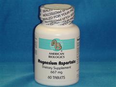 Magnesium Aspartate (60 tablets) American Biologics