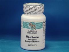 Melatonin (30 sublingual tablets) American Biologics