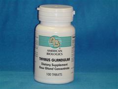 Thymus (100 tablets) American Biologics