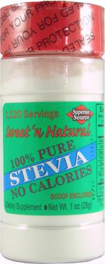 Sweet 'n Natural Stevia Powder (1 oz. pure) Superior Source