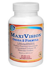 MAXIVISION® Omega-3 Formula (1000 mg 60 soft gels) MedOp Inc