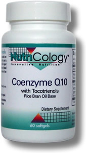 Coenzyme Q10 with Tocotrienols (60 softgels) NutriCology