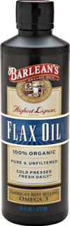 Highest Lignan Flaxseed Oil (16 oz) Barlean's