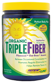 Organic Triple Fiber powder (12.3 oz)* Renew Life
