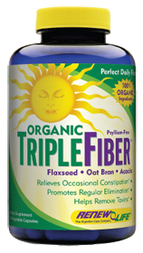 Organic Triple Fiber (150 caps)* Renew Life