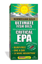 Norwegian Gold Critical EPA (60 fish gels)* Renew Life
