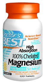 High Absorption Magnesium (100 mg elemental 120 tablets) Doctor's Best