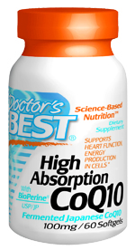 High Absorption CoQ10 (100 mg 60 softgels) Doctor's Best