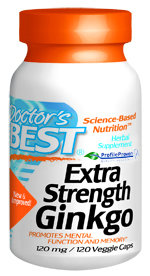 Extra Strength Ginkgo (120 mg 120 vegi capsules)