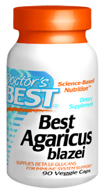 Best Agaricus blazei (400 mg 90 vegi capsules) Doctor's Best
