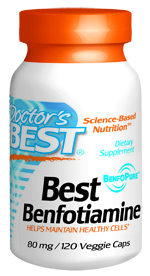 Best Benfotiamine (80 mg 120 vegi capsules) Doctor's Best