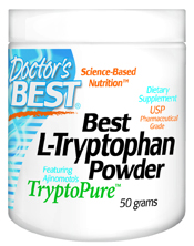 Best L-Tryptophan Powder featuring TryptoPure� (50 grams)