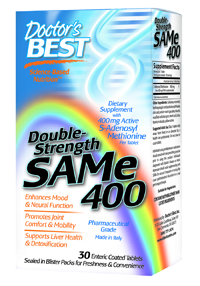 SAM-e 400, Double Strength (30 tablets)