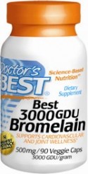 Best 3,000 GDU Bromelain (90 vegetarian capsules) Doctor's Best