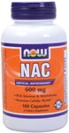 NAC, N Acetyl Cysteine (600 mg 100 Caps) NOW Foods