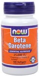 Beta Carotene 25,000 IU (100 Softgels) NOW Foods