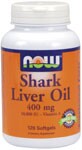 Shark Liver Oil 400 mg (120 softgels) NOW Foods