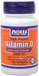Vit D-2000iu (120 softgels) NOW Foods