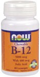 Vitamin B-12 5000mcg (60 Lozenges) NOW Foods