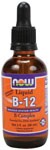 Vitamin B-12 Complex Liquid (2 oz.) NOW Foods