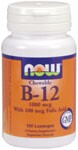 Vitamin B-12 (1000 mcg 100 chewable lozenges) NOW Foods
