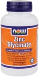 Zinc Glycinate (120 Softgels) NOW Foods