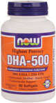 DHA (90 softgels 500 mg) NOW Foods