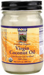 Virgin Coconut Oil -Organic (12 Oz) NOW Foods