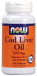 Cod Liver Oil (100 softgels) NOW Foods