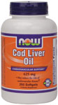 Cod Liver Oil (250 softgels) NOW Foods