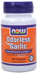 Odorless Garlic (100 softgels) NOW Foods