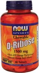 D-Ribose 1500 mg (90 Tablets) NOW Foods