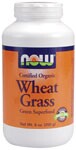 Organic Wheat Grass Powder (9 oz) NOW Foods