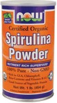 Organic Spirulina Powder (1 lb) NOW Foods