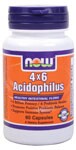 Acidophilus 4 X 6 Billion (60 Caps) NOW Foods