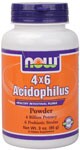 Acidophilus 4 X 6 10 Billion (3 oz) NOW Foods