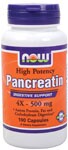 Pancreatin (100 Caps 2000 mg) NOW Foods