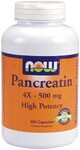 Pancreatin (250 Caps 2000 mg) NOW Foods