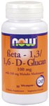Beta 1.3/1.6 Glucan (90 Vcaps 100 mg) NOW Foods