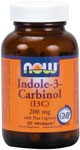 I3C Indole-3-Carbinol with Lignans (60 Vcaps 200 mg) NOW Foods
