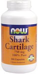 Shark Cartilage (300 Caps 750 mg) NOW Foods