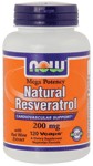 Mega Resveratrol (120 Vcaps- 200mg) NOW Foods