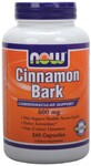 Cinnamon Bark (240 Caps 600 mg) NOW Foods