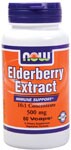 Elderberry Extract (60 Vcaps 500 mg) NOW Foods